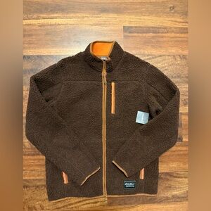 Eddie Bauer Men’s Chilali Faux Shearling Fleece Jacket Medium